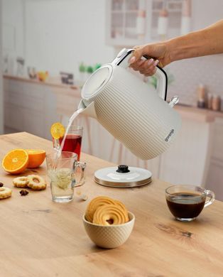 Gorenje Електрочайник 1.7л, Strix-контроль, білий матовий (383658) K17DPW фото