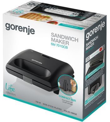 Бутербродниця Gorenje SM 701 GCB (SW-2027) (6485809) 730993 фото