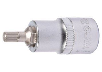 Головка торцева YATO квадрат 1/2 "SPLINE" M6, L= 55 мм