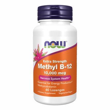 Витамин B12 Now Foods (Extra Strength B-12) 10000 мкг 60 леденцов