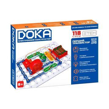 Электронный конструктор Doka Первый транзистор 118 схем (D70701) dt_101105 фото