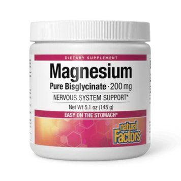 Магний Бисглицинат, Natural Factors, Magnesium Bisglycinate, 120 г