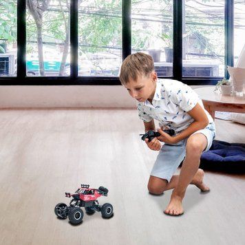 Автомобиль OFF-ROAD CRAWLER на р/у &ndash; CAR VS WILD (красный, аккум. 3,6V, метал. корпус, 1:20)