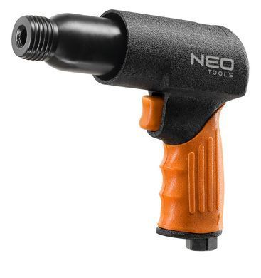 Пневматический молоток NEO Tools 14-028, 3 зубила, 1/4", компактный, кейс