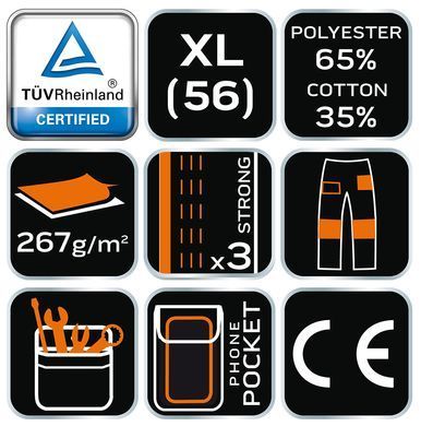 Робочі штани Neo Tools 81-220 XL