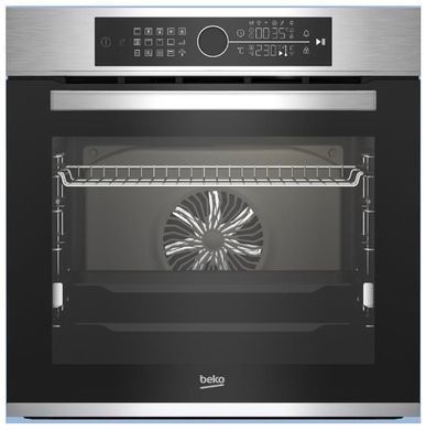 Beko Духова шафа електрична, 72л, A+, дисплей, конвекція, нерж (367519) BBIM12400XCS фото