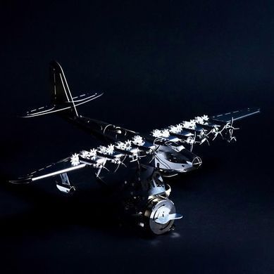 Коллекционная модель-конструктор Metal Time Celestial Hercules Spruce Goose H-4 Aircraft Самолет механический (MT100) dt_94861 фото