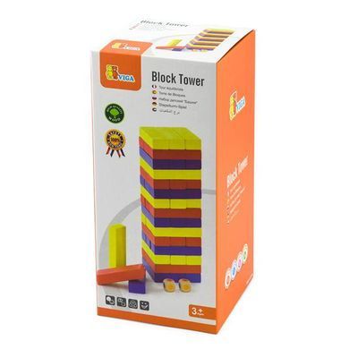 Настольная игра Viga Toys Цветная дженга деревянная (56215) dt_9527 фото
