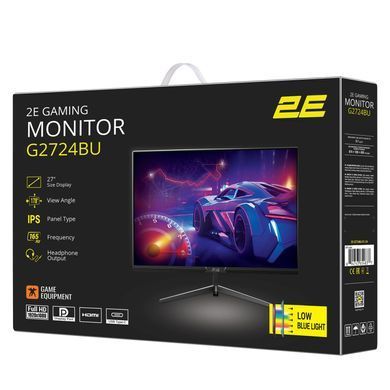 2E Gaming Монітор 27" G2724BU HDMI, DP, Type-C, IPS, 165Hz, 1ms, FreeSync (382036) 2E-G2724BU-01.UA фото