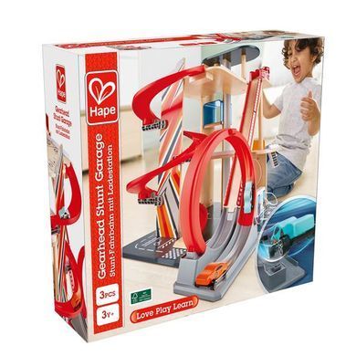 Автотрек Hape з гаражем і машинками (E3019) dt_79168 фото