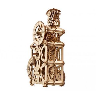 Дерев'яний механічний 3D конструктор Ugears Годинник двигун (70217) dt_93677 фото