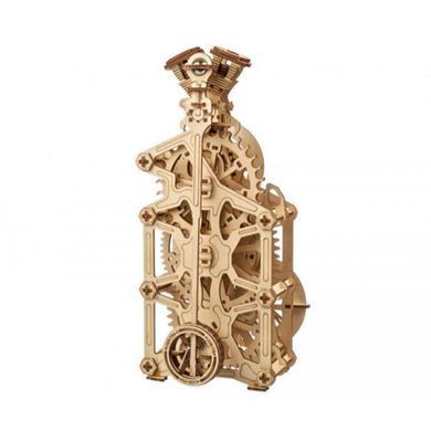 Дерев'яний механічний 3D конструктор Ugears Годинник двигун (70217) dt_93677 фото