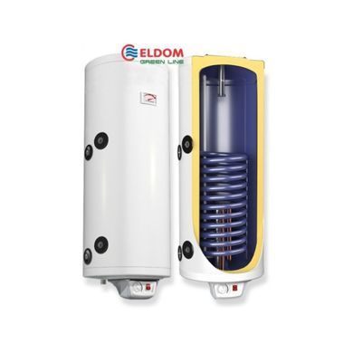 Водонагреватель Eldom Green Line Eureka 80 SLIM 2x1.0 kW 0,49 m&sup2; WV08039SRD 000002570 фото