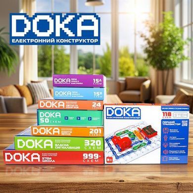 Электронный конструктор Doka Первый транзистор 118 схем (D70701) dt_101105 фото