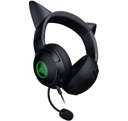 Гарнітура Razer Kraken Kitty V2, RGB, USB-A, чорний (372872) RZ04-04730100-R3M1 фото