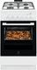Electrolux Плита комбінована, 58л, 50x60см, конвекція, пара, білий (382769) LKK560011W