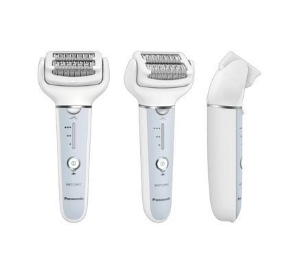 Panasonic Эпилятор пинцетный, аккумуляторный, пинцет.-60, влаж.+сух., чехол, насадок-8, голубой-белый ES-EY90-A520 фото