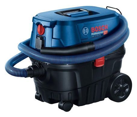 Bosch Пилосос професійний GAS 12-25 PL, 1350Вт, 200мБар, контейнер 25л, НЕРА Н13, 9кг (306042) 0.601.97C.100 фото
