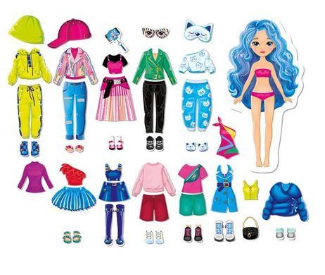 Магнітна гра Vladi Toys Одягни блогерку (VT3210-12) dt_92890 фото