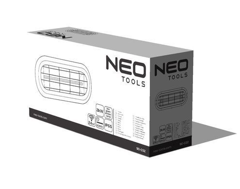 Інфрачервоний обігрівач Neo Tools 90-032 2000 Вт