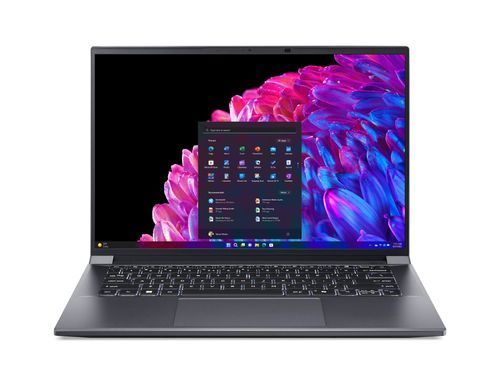 Acer Ноутбук Swift X SFX14-72G 14.5" 2.8K OLED, Intel U7-155H, 32GB, F1TB, NVD4060-8, Win11, сірий (382064) NX.KR8EU.003 фото