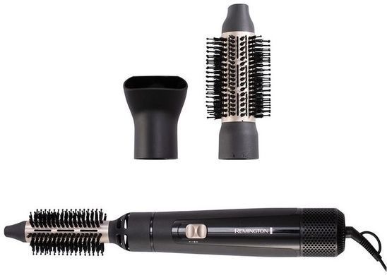 Remington Фен-щітка Blow Dry & Style Caring, 800Вт, 2 режими, іонізація, хол. обдув, кераміка, чорний (362919) AS7300 фото