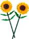 Конструктор LEGO Botanicals Соняшники 191 деталь (40524)