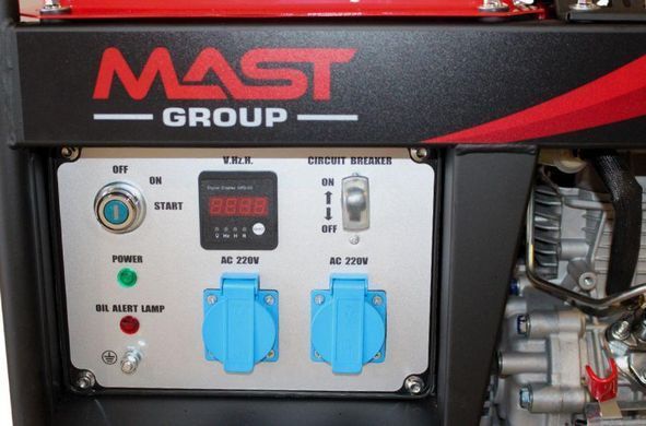 Дизельний генератор MAST GROUP YH4000AE + газова плитка Orcamp CK-505 + електричний обігрівач Gardyer HE2000 KYH4000AE фото