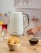 Gorenje Електрочайник 1.7л, Strix-контроль, білий матовий (383658) K17DPW