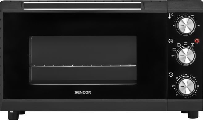 Sencor Електрична піч SEO 2000BK, 1650 Вт, 20 л. (352951) SEO2000BK фото