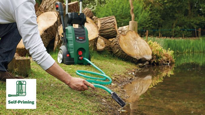 Мінімийка високого тиску Bosch UniversalAquatak 135 1900Вт 135бар 410л/год насадка 3в1 7.9кг (302051) 0.600.8A7.C00 фото