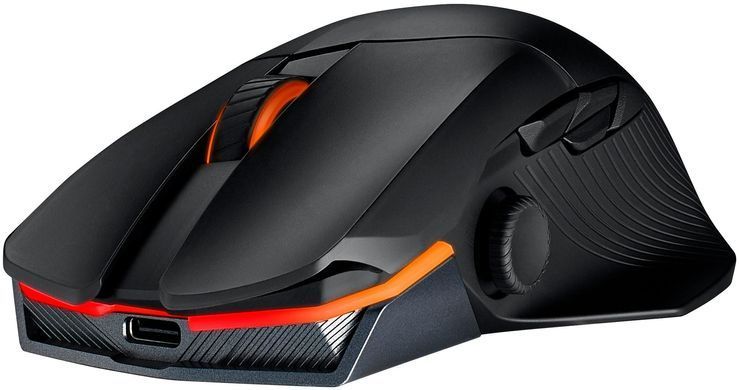 ASUS Мышь ROG Chakram X Origin RGB USB/WL/BT Black 90MP02N1-BMUA00 фото