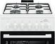 Electrolux Плита комбінована, 58л, 50x60см, конвекція, пара, білий (382769) LKK560011W