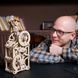 Дерев'яний механічний 3D конструктор Ugears Годинник двигун (70217) dt_93677
