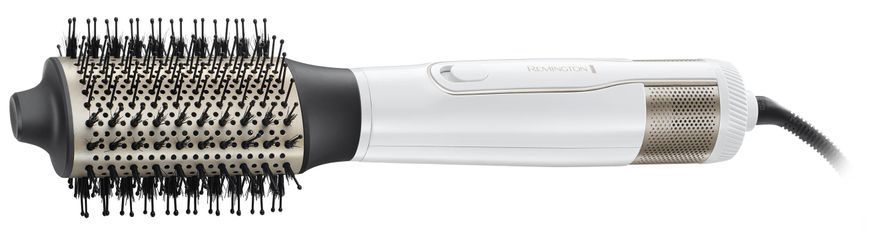 Remington Фен-щетка HydraLuxe, 1200Вт, режимов-3, ионизиция, хол. обдув, керамика, белый AS8901 фото