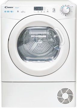 Candy Сушильна машина тепловий насос, 8кг, A+, 58,5см, білий (384278) CSEH8ELE-S фото