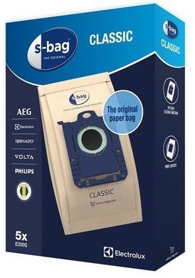 Аксесуари для пилососiв ELECTROLUX E 200S S-bag Classic 5штх3 л бумажн 900168462 фото