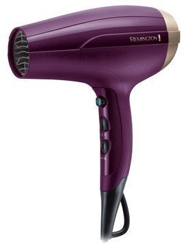 Remington Фен Your Style, 2300Вт, 3 режими, дифузор, насадка для прикорневого об'єму, іоніз-я, хол. обдув, фіолетовий (234196) D5219 фото