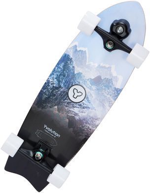 Скейтборд Yvolution Fishtail Cruiser 76см, синий