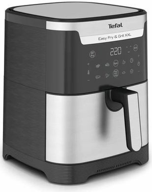 Tefal Мультипечь EasyFry&Grill XXL, 1830Вт, чаша-6.5л, сенсорное управл., 8 программ, пластик, черно-серый (372743) EY801D15 фото