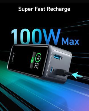 Портативний зарядний пристрій Anker Prime - 20000 mAh 200W PD Black (6962724)