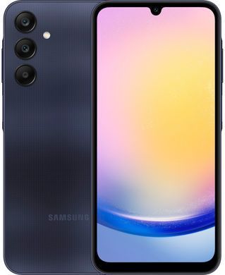 Samsung Смартфон Galaxy A25 5G (A255) 6.5" 6/128ГБ, 2SIM, 5000мА&bull;год, чорний (374549) SM-A256BZKDEUC фото