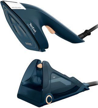 Tefal Відпарювач компактний Duo Power 2в1, 1700Вт, 400мл, паровий удар -180гр, постійна пара - 25гр, керам. підошва, синій (382425) JF4032E0 фото