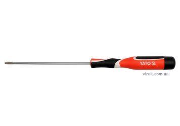 Отвертка крестовая YATO: "Philips" PH1 x 150 мм