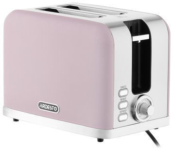 Тостер ARDESTO T-F500L, 800Вт, металл, 2 слота, лиловый+серебристый (376945) T-F500L фото