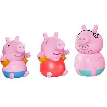 Набор игрушек-брызгалок для ванной Toomies Свинка Пеппа 3 шт. Папа (E73105-T) dt_29380 фото