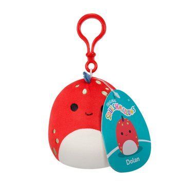 Мягкая игрушка на клипсе SQUISHMALLOWS &ndash; ДИНО ДОЛАН (9 cm) SQCP00218 фото
