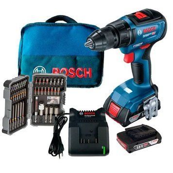 Шуруповерт акумуляторний Bosch GSR 18V-50 + набір приладдя Bosch(06019H5004) 06019H5004 фото