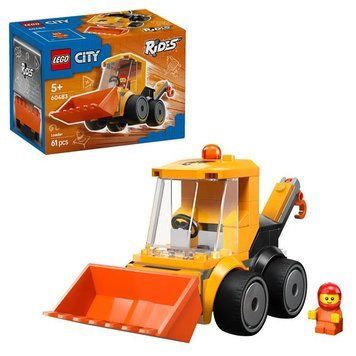 Конструктор LEGO City Автомобили &mdash; Строительный погрузчик 61 Деталь (60483) dt_186562 фото