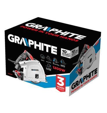 Занурювальна пилка GRAPHITE 1200 Вт (58G712) з системою регулювання глибини, для професіоналів 58G495 фото